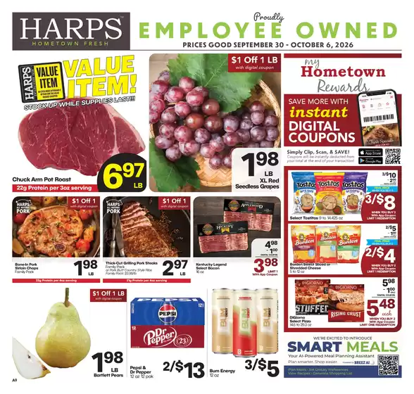 Harp's Market catalogue | Exclusive deals and bargains | 2026-09-30T00:00:00.000Z - 2026-10-06T00:00:00.000Z