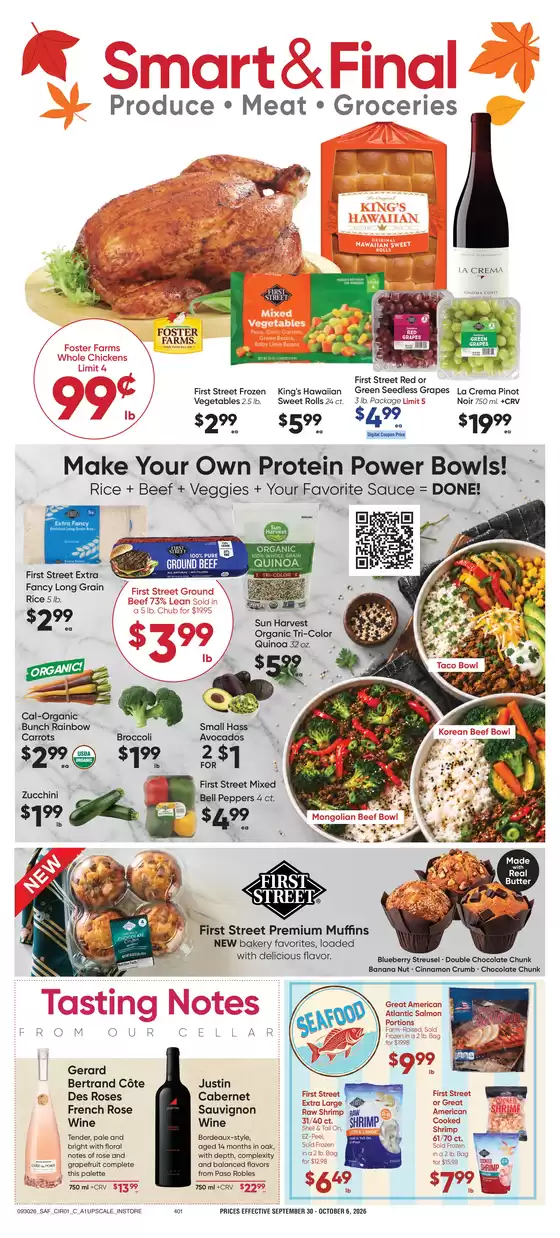 Smart & Final catalogue in Covina CA | Exclusive deals and bargains | 2026-09-30T00:00:00.000Z - 2026-10-01T00:00:00.000Z