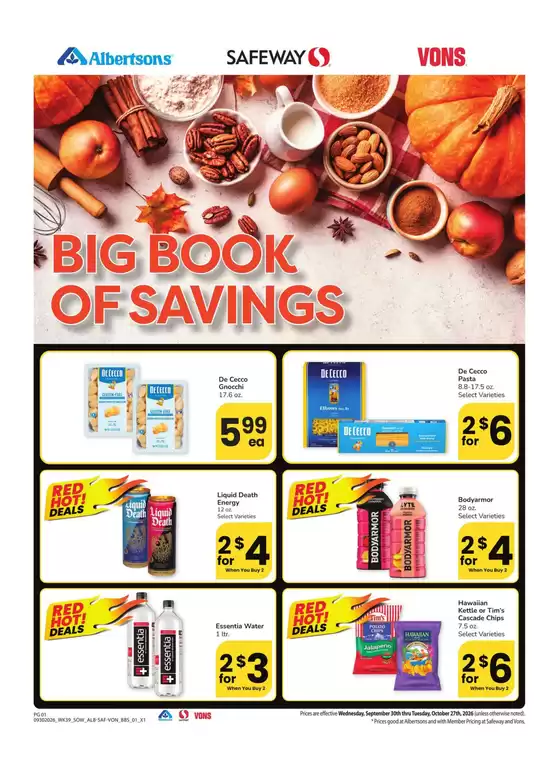 Albertsons catalogue | Albertsons - Southwest - BBS | 2026-09-30T00:00:00.000Z - 2026-10-27T00:00:00.000Z