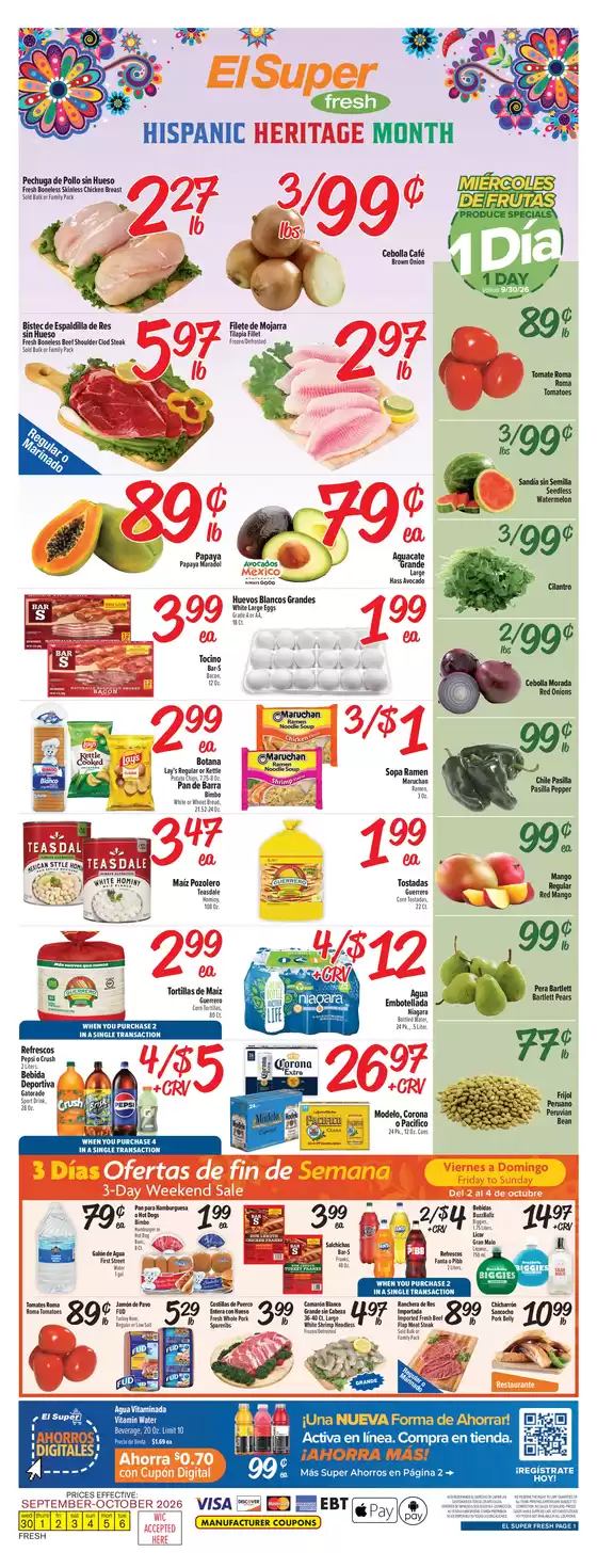 El Super catalogue | Great offer for all customers | 2026-09-30T00:00:00.000Z - 2026-10-06T00:00:00.000Z