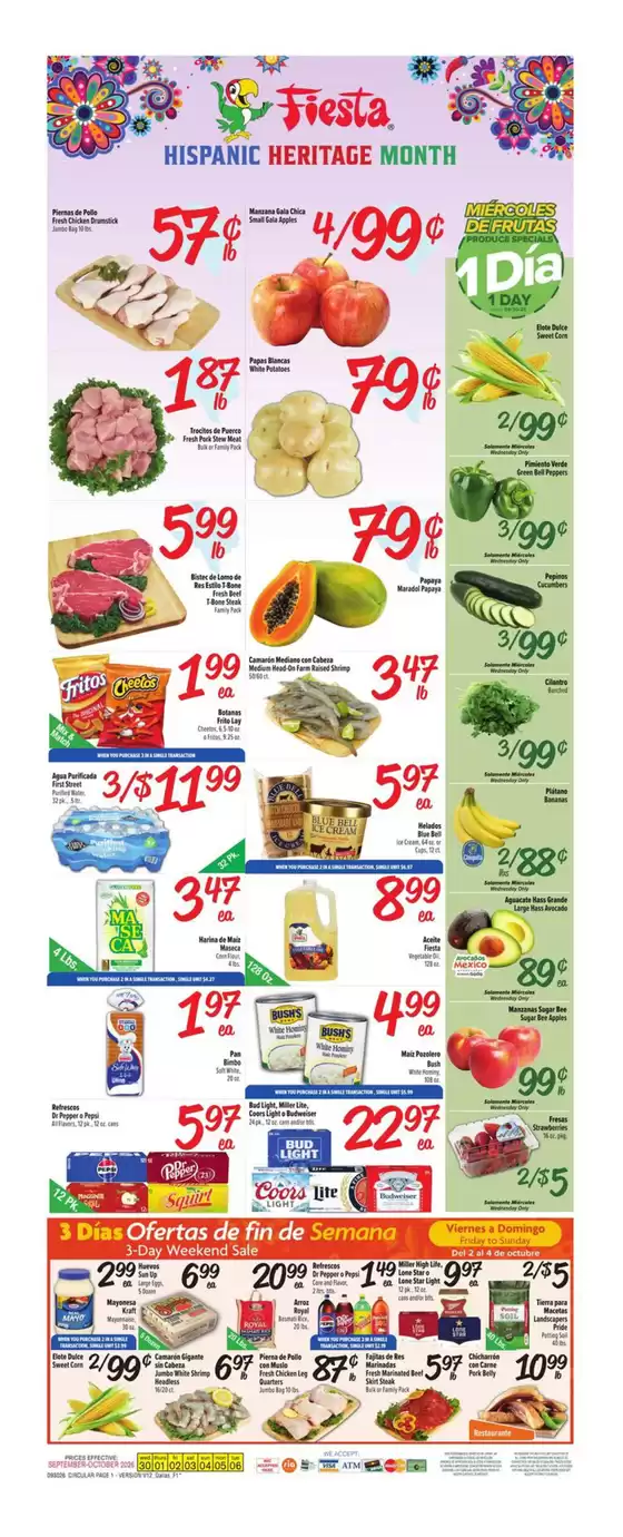 Fiesta Mart catalogue in Fort Worth TX | Save now with our deals | 2026-09-30T00:00:00.000Z - 2026-10-06T00:00:00.000Z