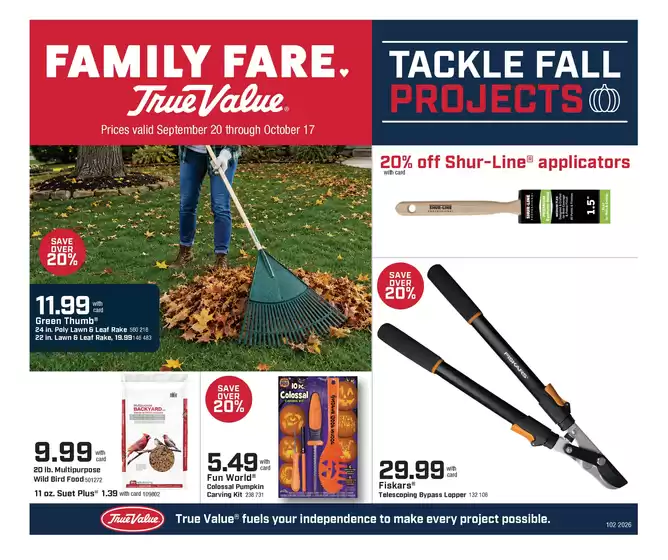 Family Fare catalogue | Discounts and promotions | 2026-09-20T00:00:00.000Z - 2026-10-17T00:00:00.000Z
