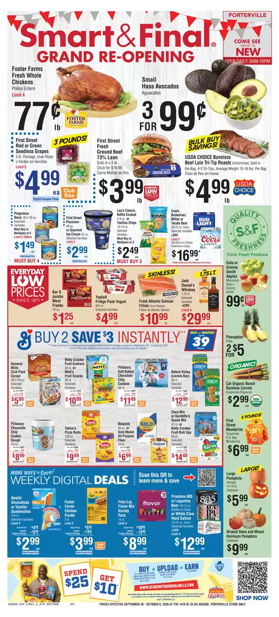 Smart & Final catalogue in Covina CA | Current bargains and offers | 2026-09-30T00:00:00.000Z - 2026-10-01T00:00:00.000Z