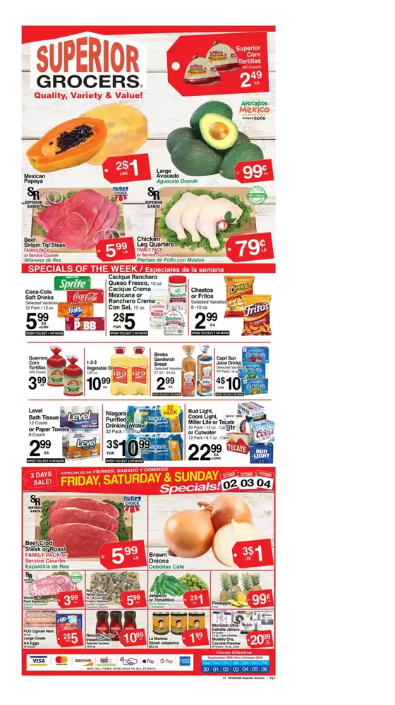 Superior Grocers catalogue | Weekly Specials | 2026-09-30T00:00:00.000Z - 2026-10-06T00:00:00.000Z