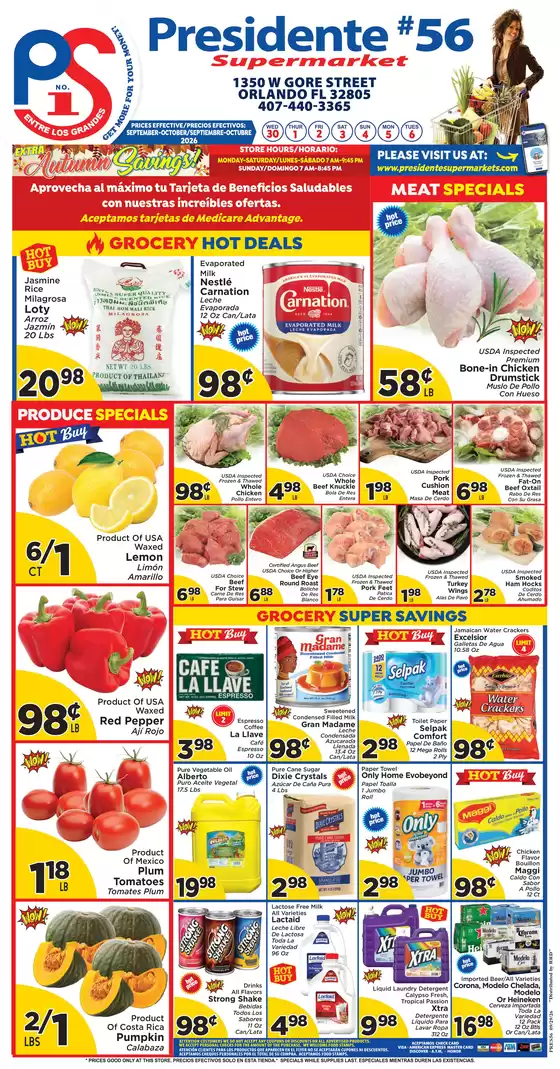 Presidente catalogue | Top deals for all customers | 2026-09-01T00:00:00.000Z - 2026-10-31T00:00:00.000Z
