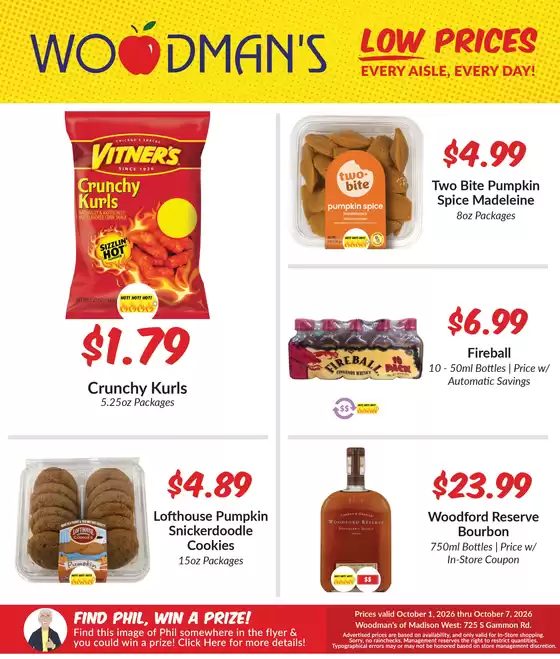 Woodman's catalogue | Our best deals for you | 2026-10-01T00:00:00.000Z - 2026-10-07T00:00:00.000Z