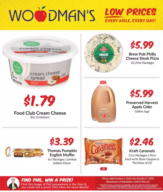 Woodman's catalogue | Current deals and offers | 2026-10-01T00:00:00.000Z - 2026-10-07T00:00:00.000Z