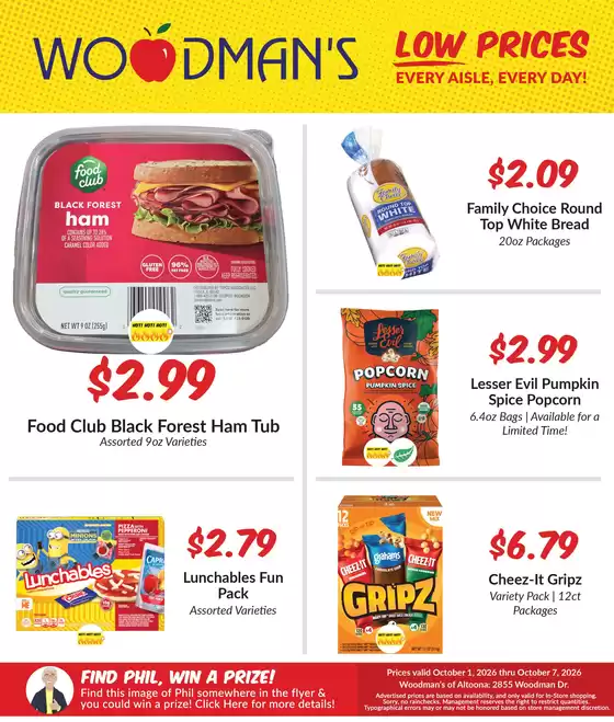 Woodman's catalogue | Woodman's weekly ad | 2026-10-01T00:00:00.000Z - 2026-10-07T00:00:00.000Z