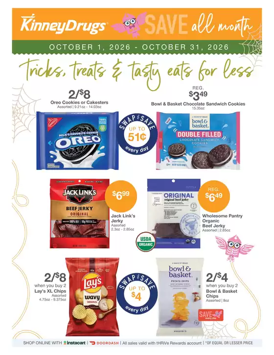 Kinney Drugs catalogue | Current bargains and offers | 2026-10-01T00:00:00.000Z - 2026-10-31T00:00:00.000Z