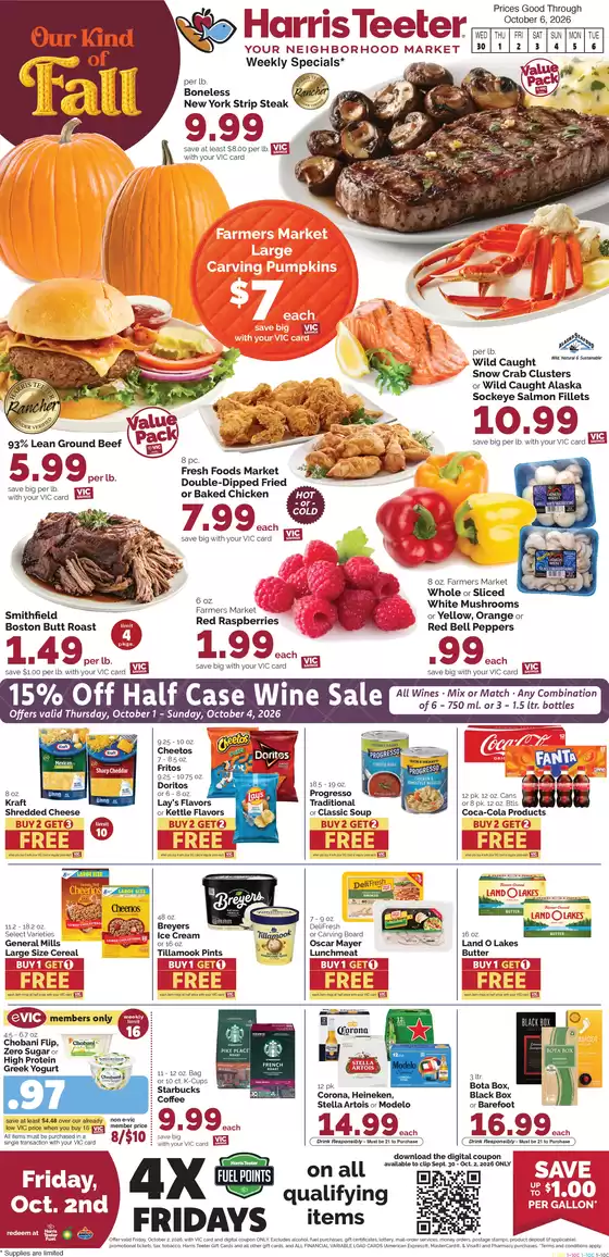 Harris Teeter catalogue | Weekly Ad | 2026-09-30T00:00:00.000Z - 2026-10-06T00:00:00.000Z