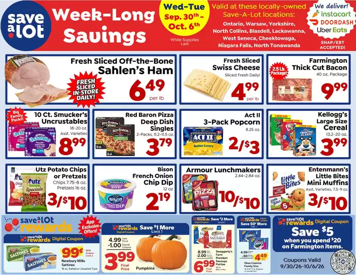 Save a Lot catalogue in Hamburg NY | Exclusive deals for our customers | 2026-09-30T00:00:00.000Z - 2026-10-06T00:00:00.000Z