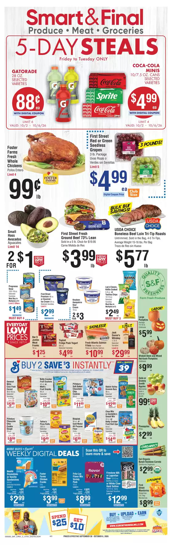 Smart & Final catalogue in Paramount CA | Top deals and discounts | 2026-10-02T00:00:00.000Z - 2026-10-06T00:00:00.000Z