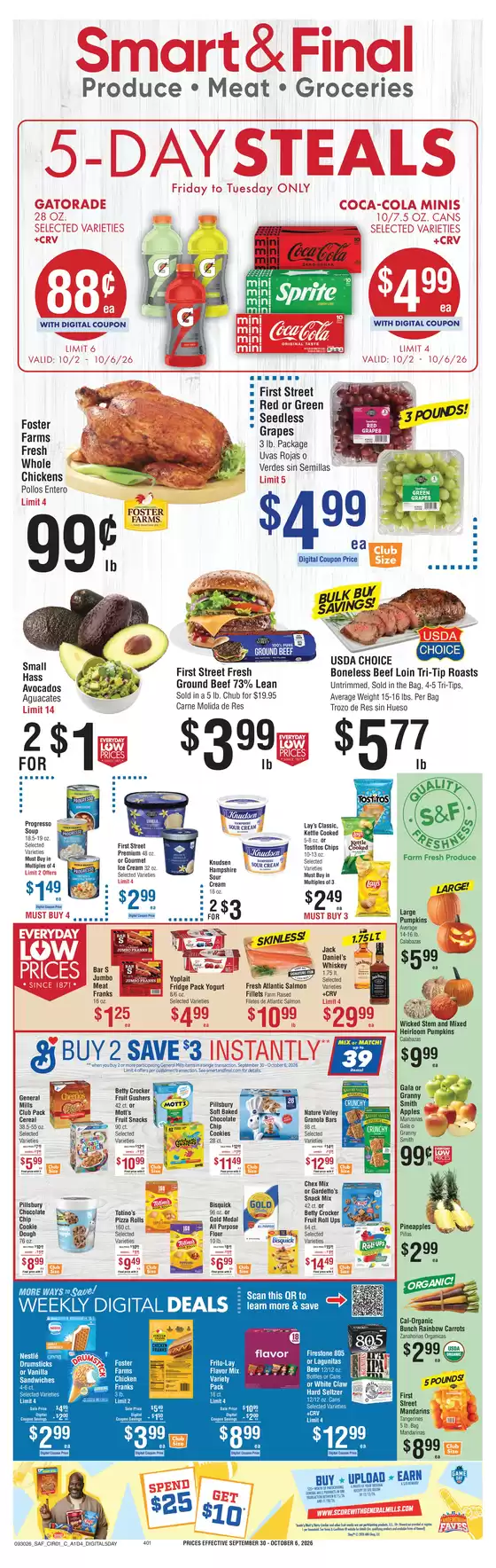 Smart & Final catalogue in Paramount CA | Top offers for all bargain hunters | 2026-10-02T00:00:00.000Z - 2026-10-06T00:00:00.000Z