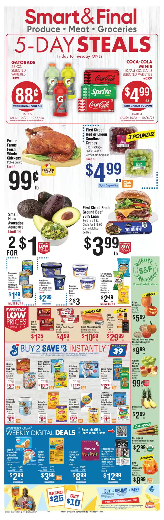 Smart & Final catalogue in Paramount CA | Weekly Ad Savings (09/30/2026 - 10/06/2026) | 2026-10-02T00:00:00.000Z - 2026-10-06T00:00:00.000Z