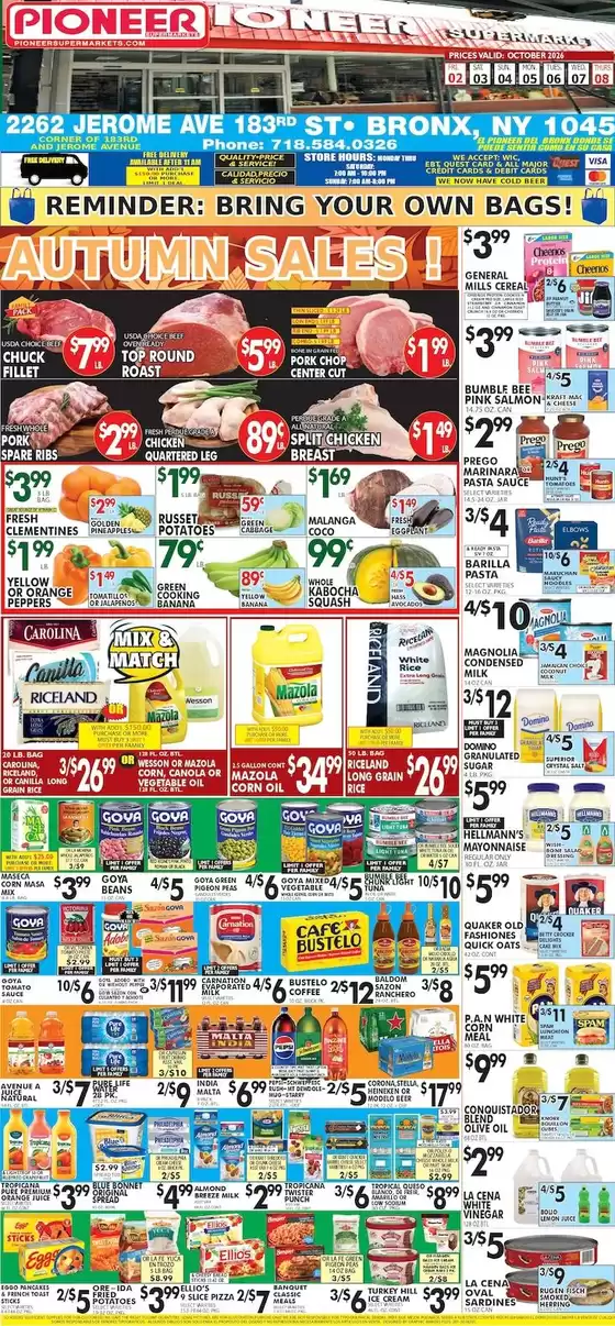 Pioneer Supermarkets catalogue | Exclusive bargains | 2026-10-02T00:00:00.000Z - 2026-10-08T00:00:00.000Z