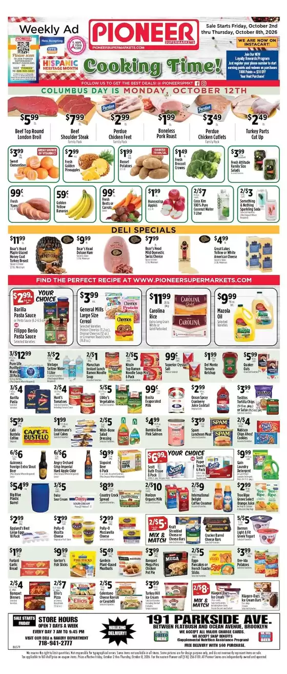 Pioneer Supermarkets catalogue | Top deals for all customers | 2026-10-02T00:00:00.000Z - 2026-10-08T00:00:00.000Z