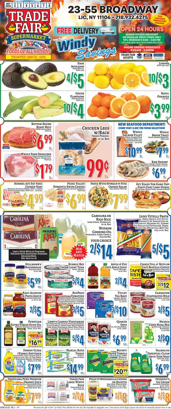 Trade Fair Supermarket catalogue | Great offer for bargain hunters | 2026-10-02T00:00:00.000Z - 2026-10-08T00:00:00.000Z