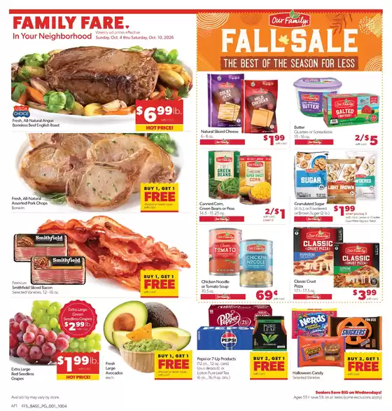 Family Fare catalogue in Muskegon MI | Great offer for bargain hunters | 2026-10-02T00:00:00.000Z - 2026-10-03T00:00:00.000Z