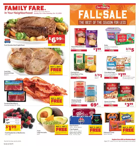 Family Fare catalogue in Council Bluffs IA | Wide range of offers | 2026-10-02T00:00:00.000Z - 2026-10-03T00:00:00.000Z