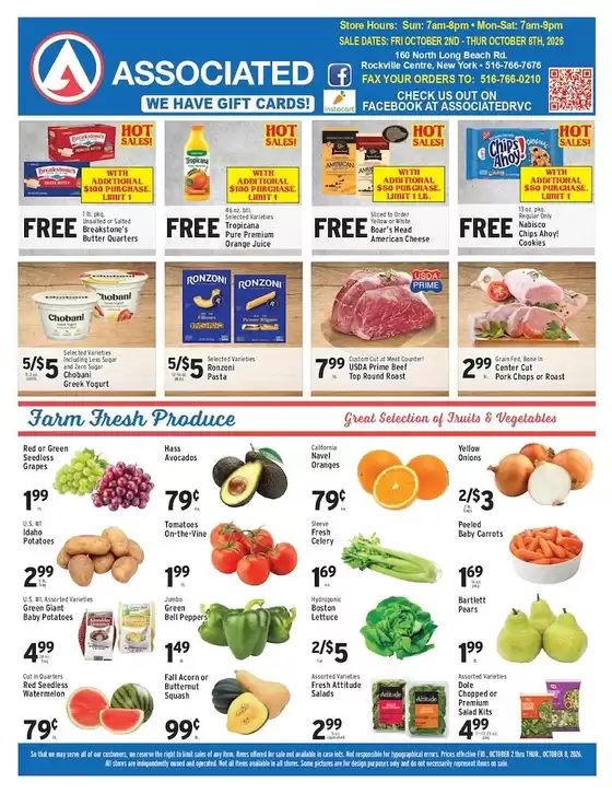 Associated catalogue in Babylon NY | Great offer for bargain hunters | 2026-10-02T00:00:00.000Z - 2026-10-08T00:00:00.000Z