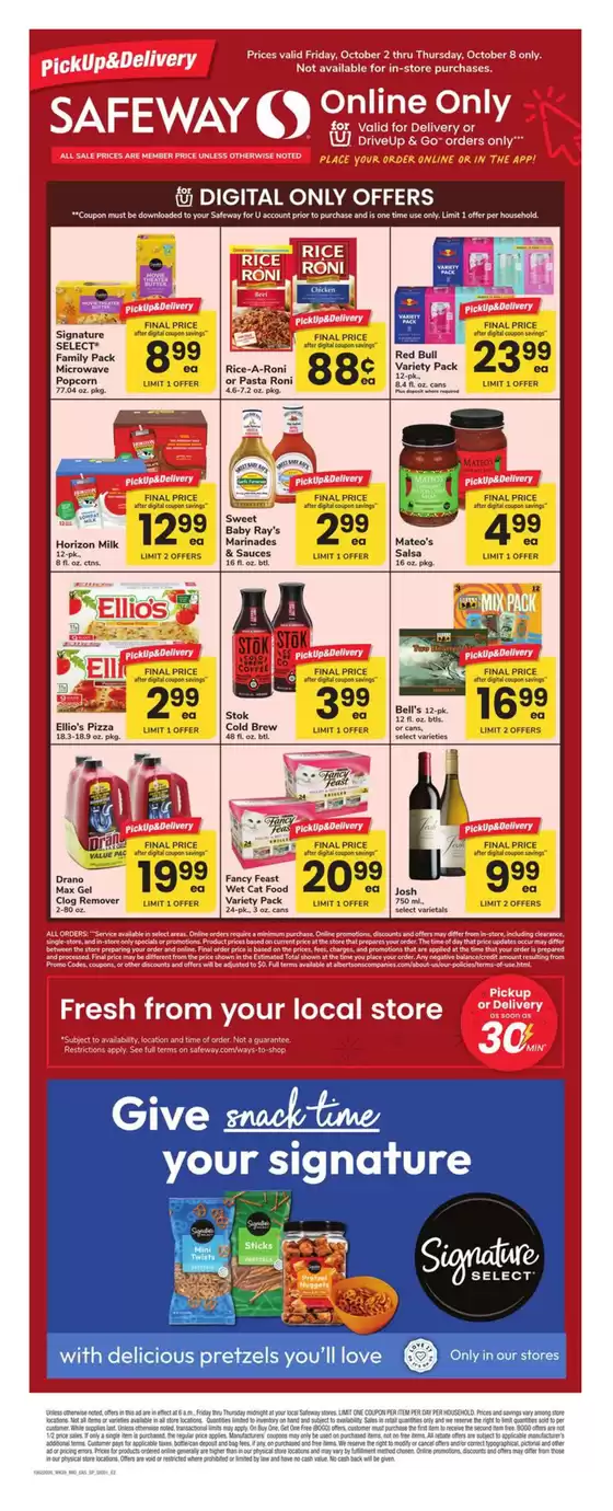 Safeway catalogue | Our best bargains | 2026-10-02T00:00:00.000Z - 2026-10-08T00:00:00.000Z