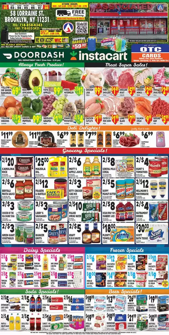 Associated catalogue in Harrison NJ | Attractive special offers for everyone | 2026-10-02T00:00:00.000Z - 2026-10-08T00:00:00.000Z