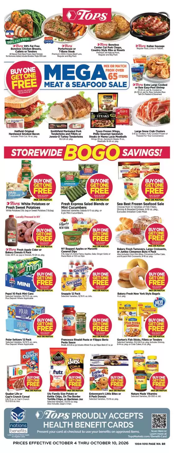 Tops catalogue | Attractive special offers for everyone | 2026-10-04T00:00:00.000Z - 2026-10-10T00:00:00.000Z