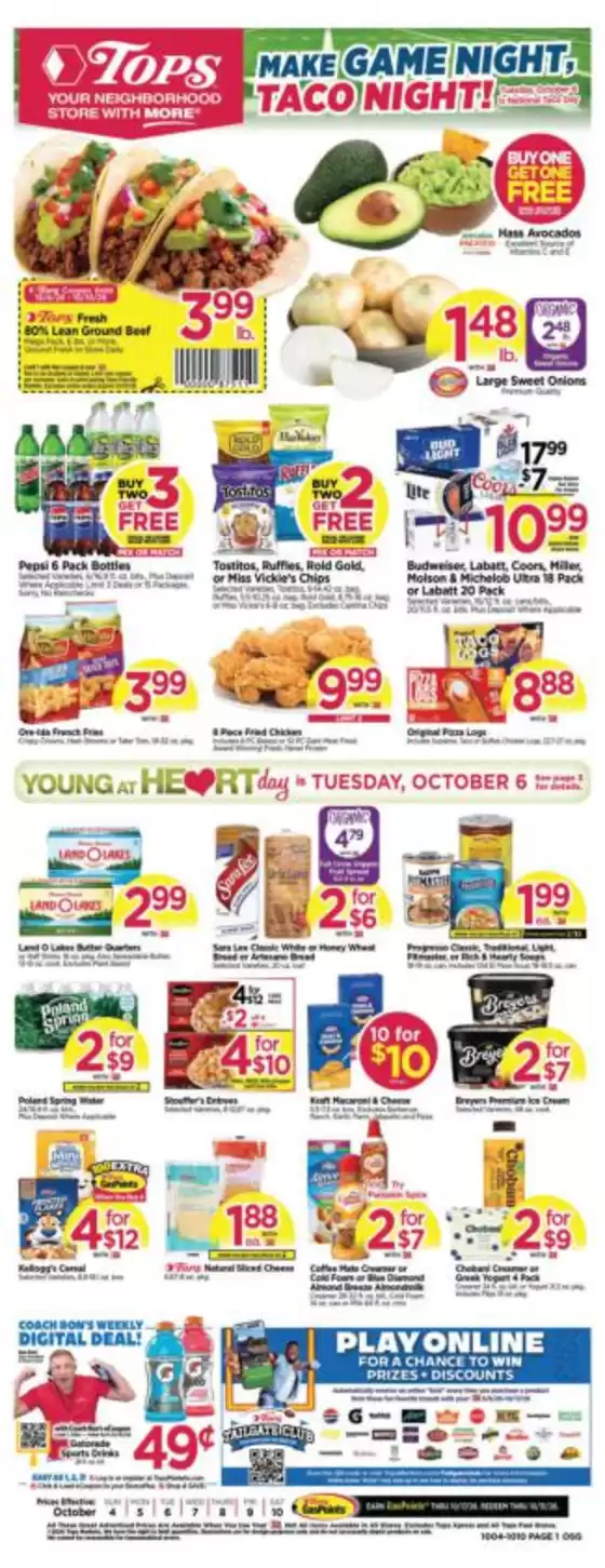 Tops catalogue in Lakewood NY | Weekly Specials | 2026-10-04T00:00:00.000Z - 2026-10-10T00:00:00.000Z