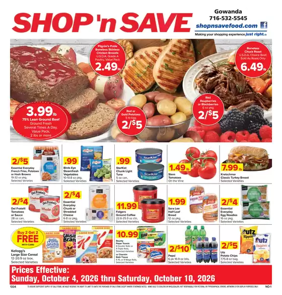 Shop 'n Save catalogue | Our best deals for you | 2026-10-04T00:00:00.000Z - 2026-10-10T00:00:00.000Z