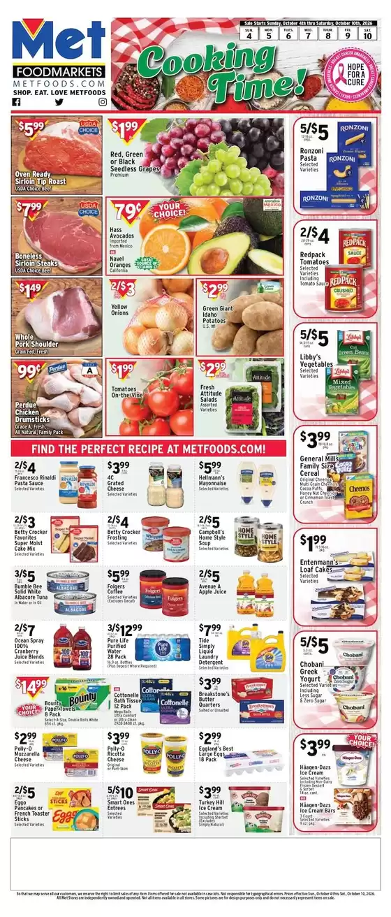 Met Foodmarkets catalogue in Harrison NJ | Exclusive deals and bargains | 2026-10-04T00:00:00.000Z - 2026-10-10T00:00:00.000Z