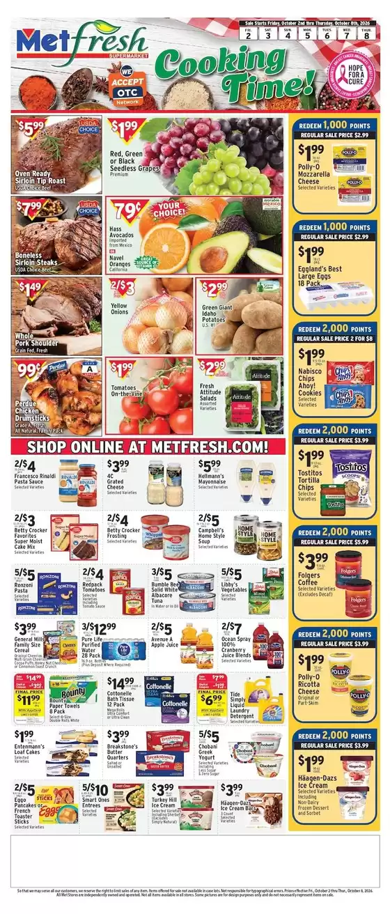 Met Foodmarkets catalogue in Harrison NJ | Top deals for all customers | 2026-10-02T00:00:00.000Z - 2026-10-08T00:00:00.000Z