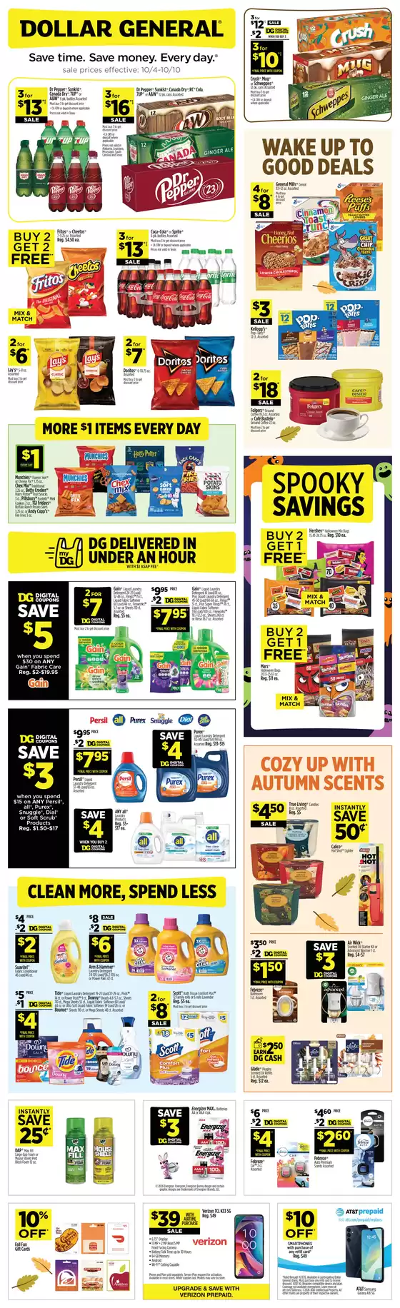 Dollar General catalogue in Orlando FL | Attractive special offers for everyone | 2026-10-04T00:00:00.000Z - 2026-10-10T00:00:00.000Z
