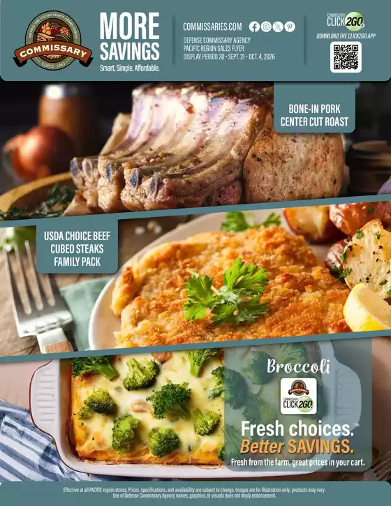 Commissary catalogue | Attractive special offers for everyone | 2026-10-05T00:00:00.000Z - 2026-10-18T00:00:00.000Z