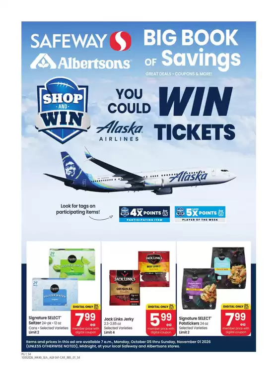 Safeway catalogue | New offers to discover | 2026-10-05T00:00:00.000Z - 2026-11-01T00:00:00.000Z