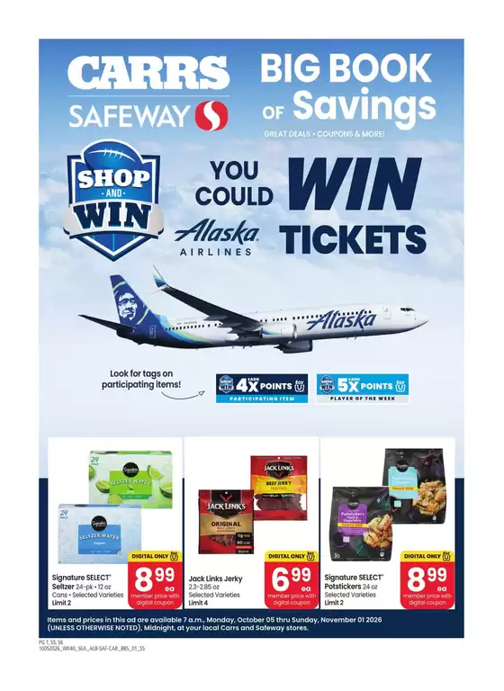 Safeway catalogue | Exclusive deals and bargains | 2026-10-05T00:00:00.000Z - 2026-11-01T00:00:00.000Z