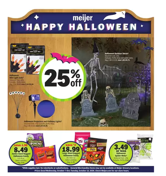 Meijer catalogue in Covington IN | Happy Halloween | 2026-10-07T00:00:00.000Z - 2026-10-13T00:00:00.000Z