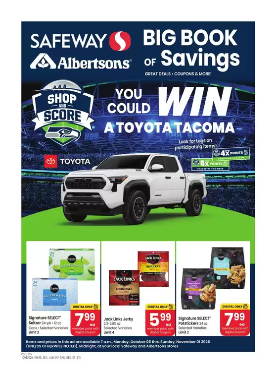 Safeway catalogue | Safeway - Seattle - BBS | 2026-10-05T00:00:00.000Z - 2026-11-01T00:00:00.000Z