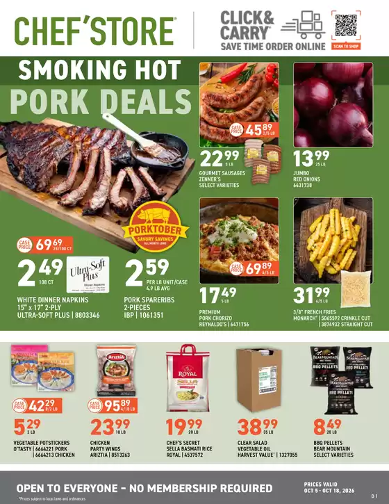 Chef'Store catalogue | Attractive special offers for everyone | 2026-10-05T00:00:00.000Z - 2026-10-18T00:00:00.000Z