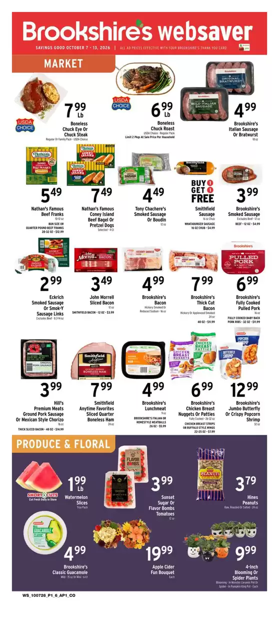 Brookshire's catalogue | Our best deals for you | 2026-10-07T00:00:00.000Z - 2026-10-13T00:00:00.000Z