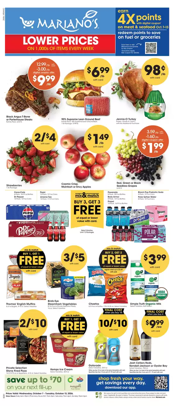Mariano's catalogue in Mokena IL | Weekly Ad | 2026-10-07T00:00:00.000Z - 2026-10-13T00:00:00.000Z