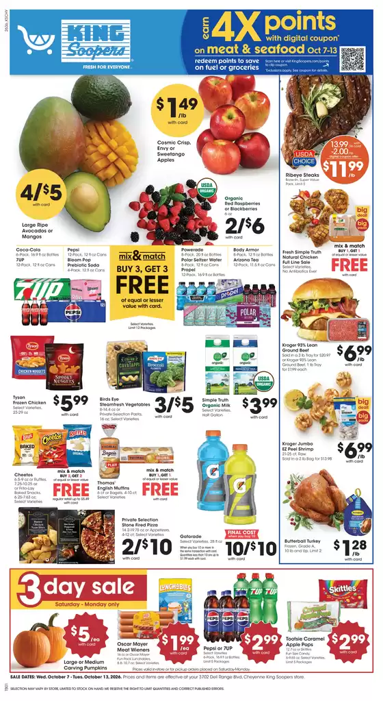 King Soopers catalogue | Our best offers for you | 2026-10-07T00:00:00.000Z - 2026-10-13T00:00:00.000Z