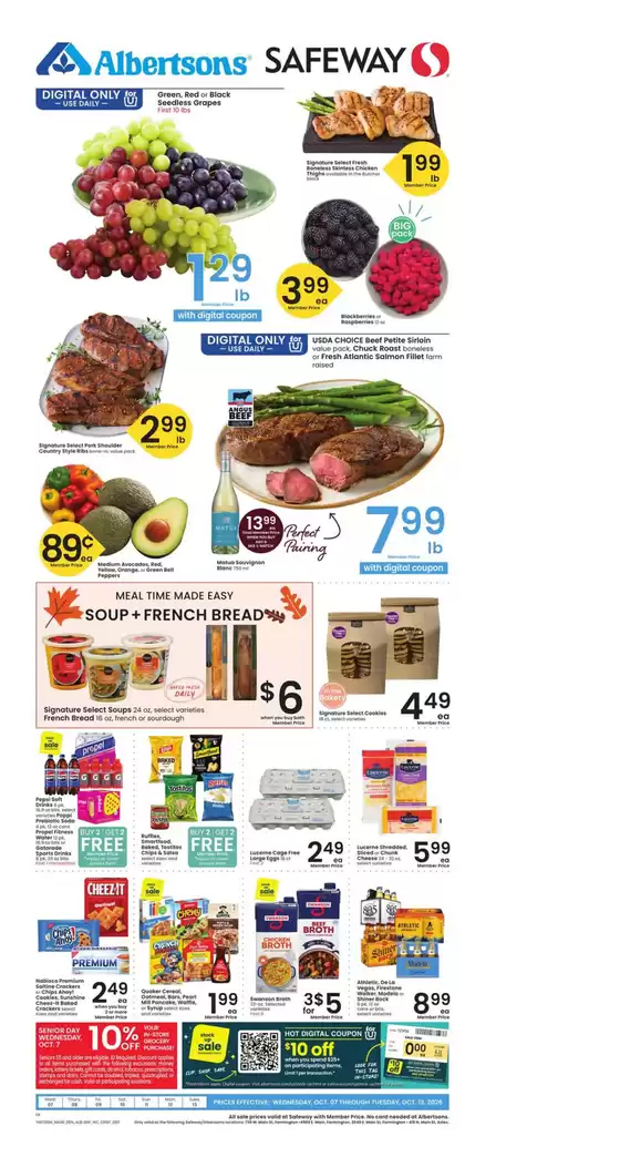 Safeway catalogue | Discover attractive offers | 2026-10-07T00:00:00.000Z - 2026-10-13T00:00:00.000Z