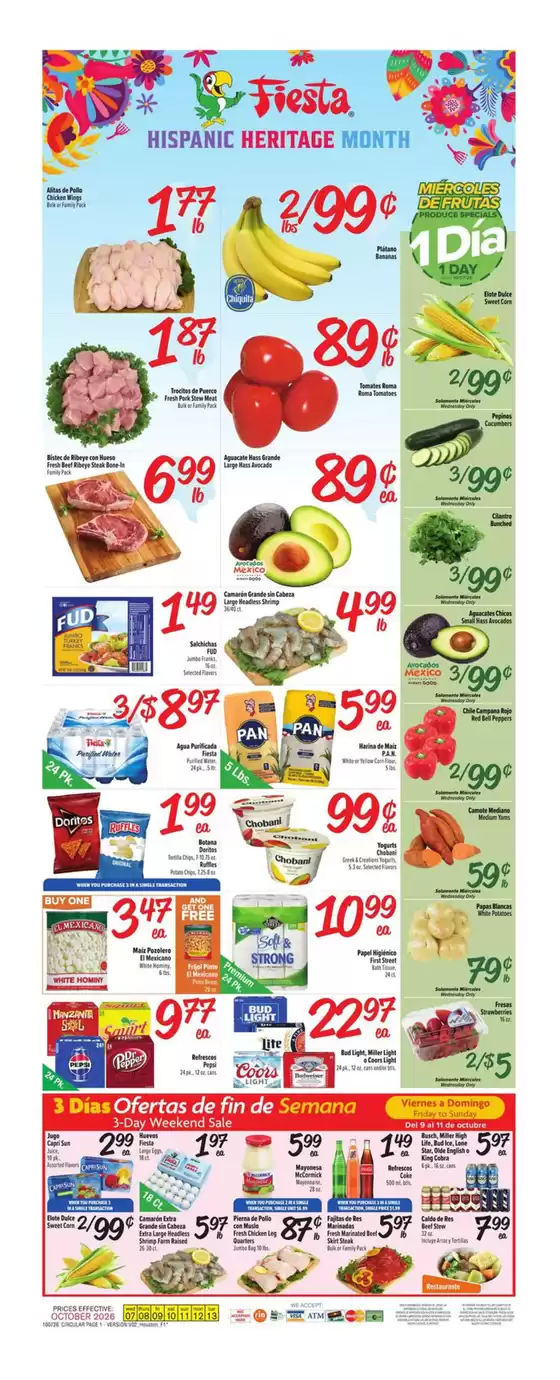 Fiesta Mart catalogue in Pinehurst TX | Weekly Ad | 2026-10-07T00:00:00.000Z - 2026-10-13T00:00:00.000Z