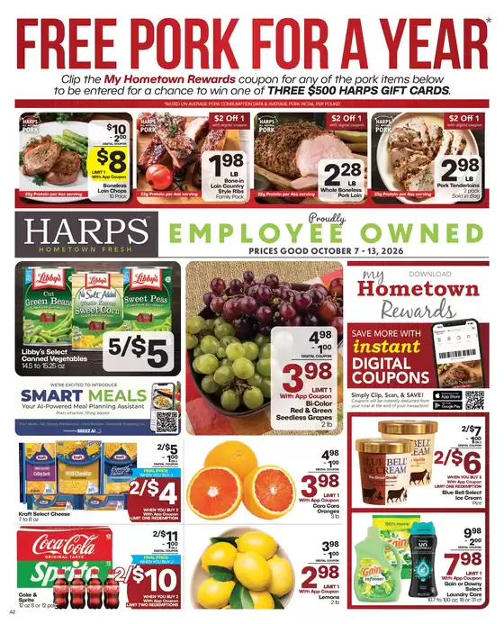 Harp's Market catalogue | Harp's Market weekly ad | 2026-10-07T00:00:00.000Z - 2026-10-13T00:00:00.000Z