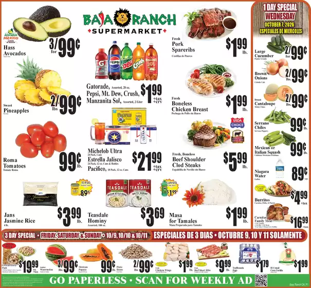 Baja Ranch catalogue | Baja Ranch weekly ad | 2026-10-07T00:00:00.000Z - 2026-10-13T00:00:00.000Z