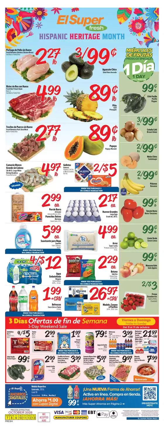 El Super catalogue | Great offer for all customers | 2026-10-07T00:00:00.000Z - 2026-10-13T00:00:00.000Z