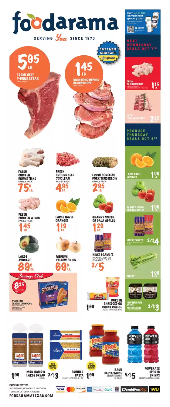 Foodarama catalogue | Foodarama weekly ad | 2026-10-07T00:00:00.000Z - 2026-10-13T00:00:00.000Z