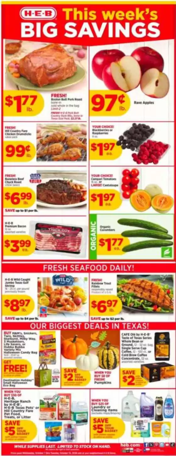 H-E-B catalogue | Weekly Ads H-E-B | 2026-10-07T00:00:00.000Z - 2026-10-13T00:00:00.000Z