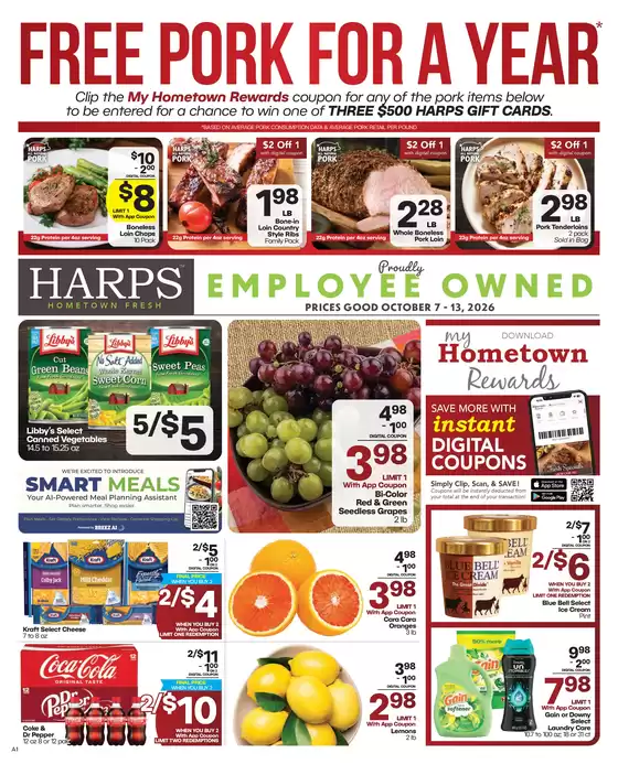 Harp's Market catalogue | Discounts and promotions | 2026-10-07T00:00:00.000Z - 2026-10-13T00:00:00.000Z