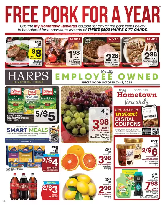 Harp's Market catalogue | Attractive special offers for everyone | 2026-10-07T00:00:00.000Z - 2026-10-13T00:00:00.000Z